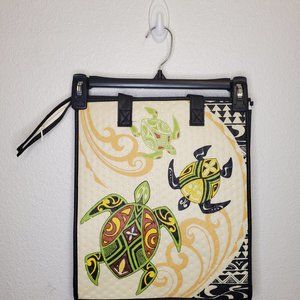 Hawaiian Island Turtles Reusable Insulated To-Go Shopping Tote